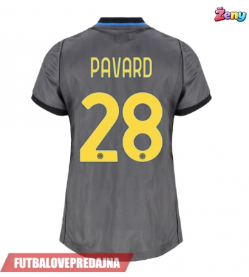 Lacne Ženy Futbalové dres Inter Milan Benjamin Pavard #28 2026-27 Krátky Rukáv - Tretina